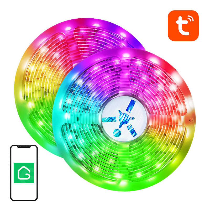 Smart WiFi RGB LED light strip NiteBird SL3 (2x5m), Tuya - Image 1