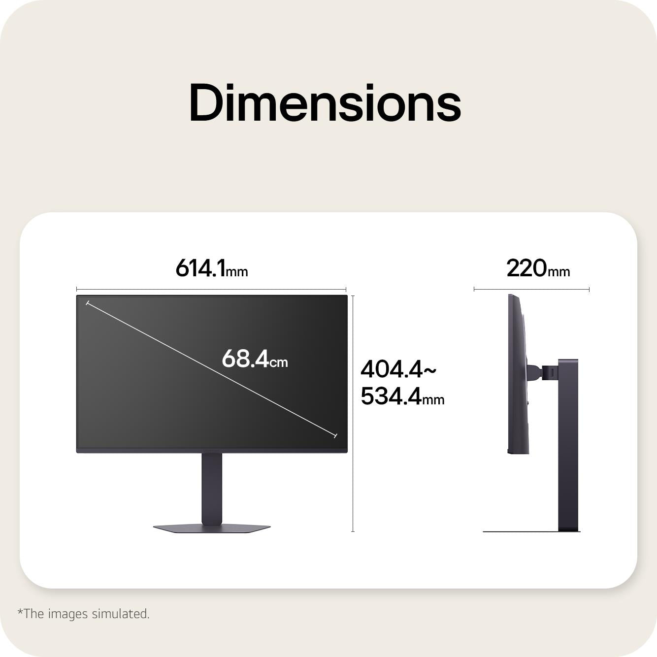 LCD Monitor LG 27 " 1920 x 1080 pixels Full HD Native aspect ratio 16:9 LCD Flat 27G550B-B