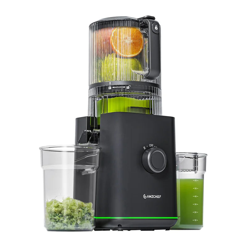 AMZCHEF CE-ZM1919 Slow Juicer (Black) - Image 2