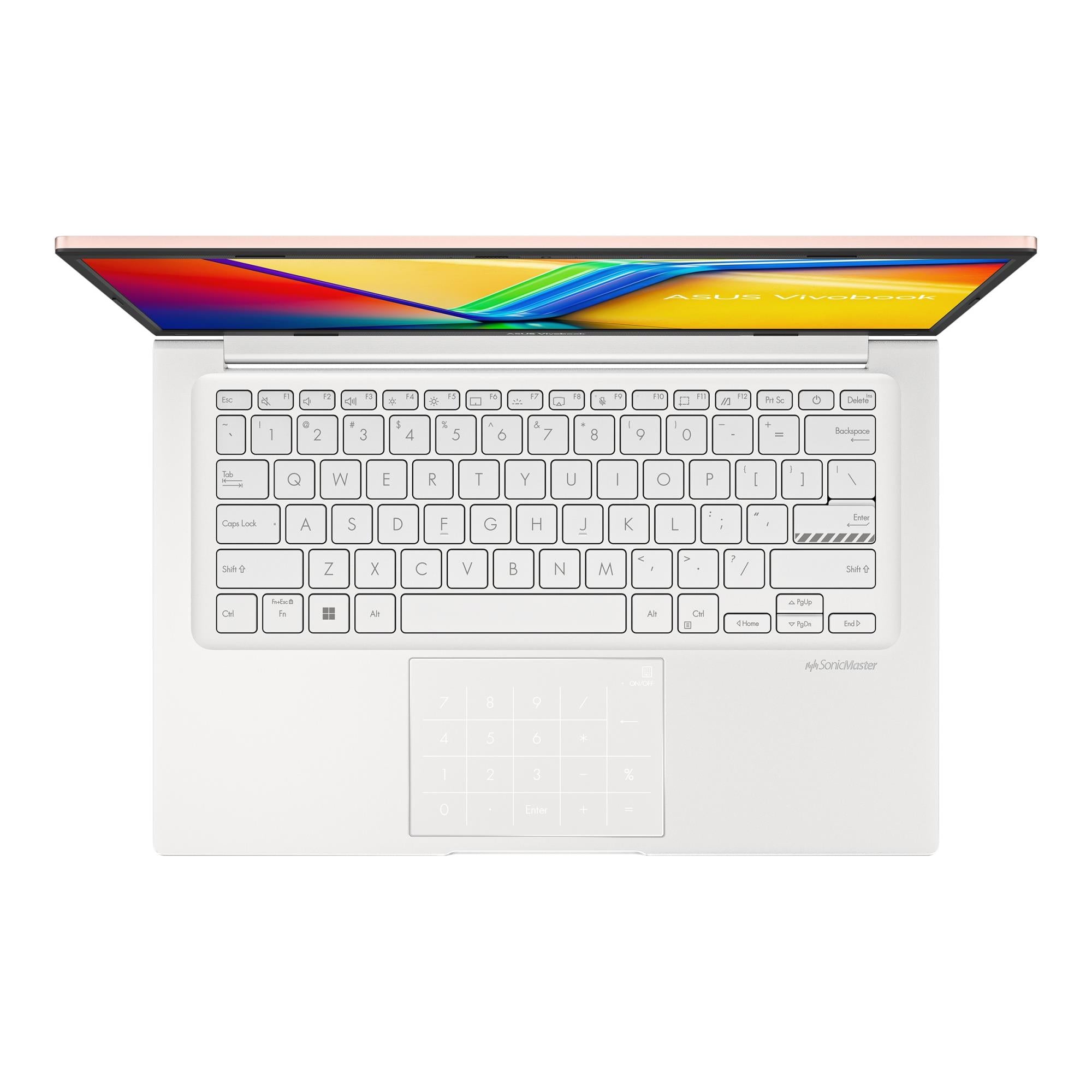 Notebook ASUS VivoBook Series X1404VA CPU Core i5 i5-1335U 1300 MHz 14" 1920x1080 RAM 16GB DDR4 SSD 512GB Intel Iris X? Graphics Integrated ENG NumberPad Windows 11 Home Pink 1.4 kg 90NB10I9-M00L60