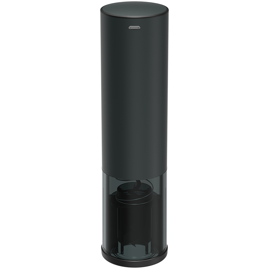 Bolsena, Electric wine opener with Prestigio Logo, aerator , vacuum preserver, Black color