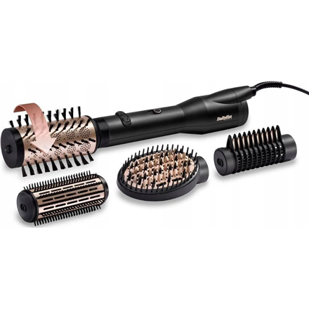 BABYLISS | Hair styling comb | AS970E | Ion conditioning | Number of heating levels 3 | 650 W | Black/Gold