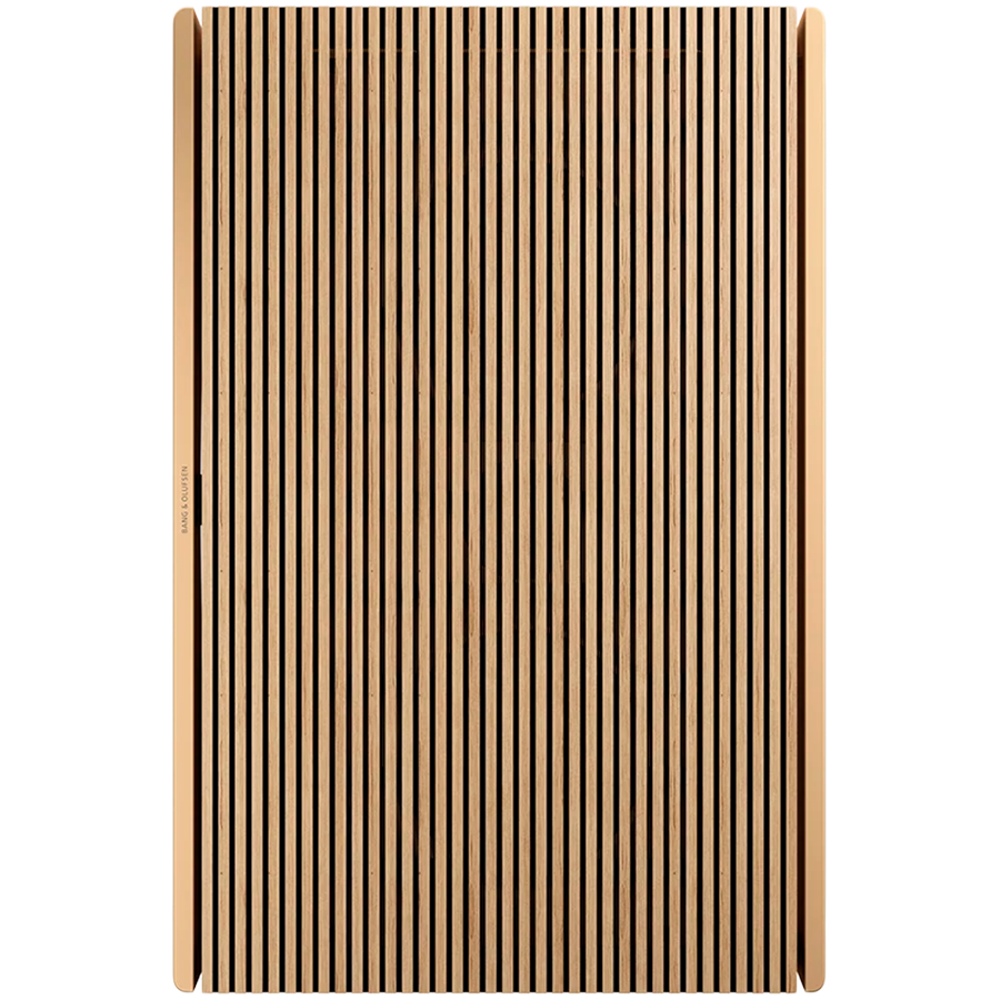 Beosound Level Speaker Gold Tone Alu (Cover Light Oak) — BANG & OLUFSEN