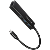 HMC-GL3A SUPERSPEED USB-C HUB + GIGABIT LAN — AXAGON