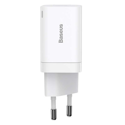 Baseus Super Si Pro Quick Charger USB + USB-C 30W (white) - Product Image 1