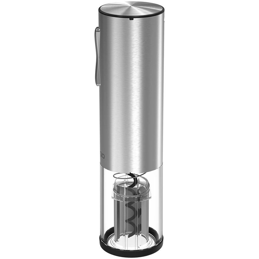 Nemi, Electric wine opener, aerator, vacuum preserver, Silver color — PRESTIGIO