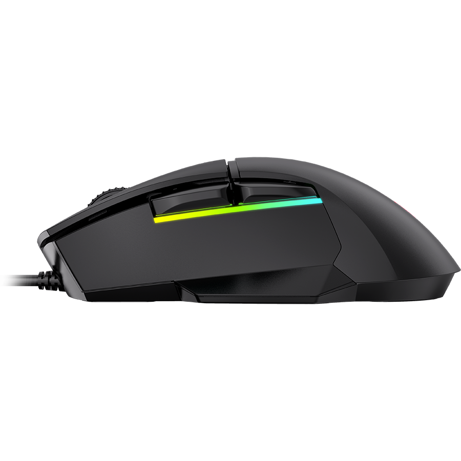 LORGAR Jetter 357, gaming mouse, Optical Gaming Mouse with 6 programmable buttons, Pixart ATG4090 sensor, DPI can be up to 80