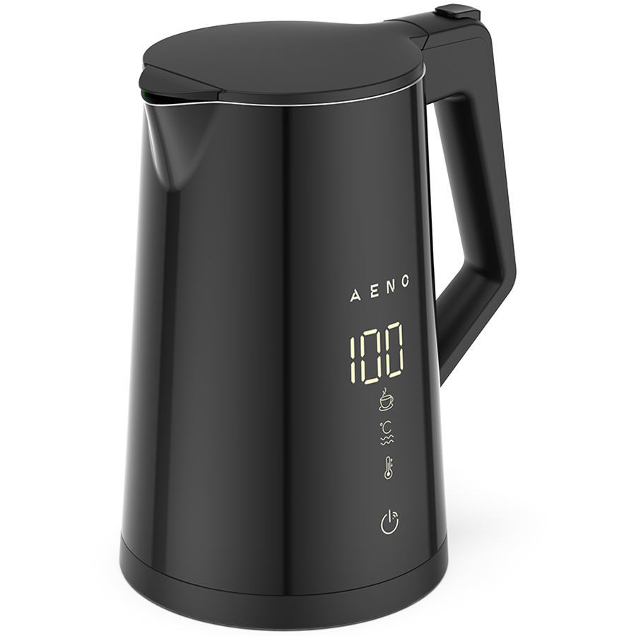 AENO Electric Kettle EK7S Smart: 1850-2200W, 1.7L, Strix, Double-walls, Temperature Control, Keep warm Function, Control via 