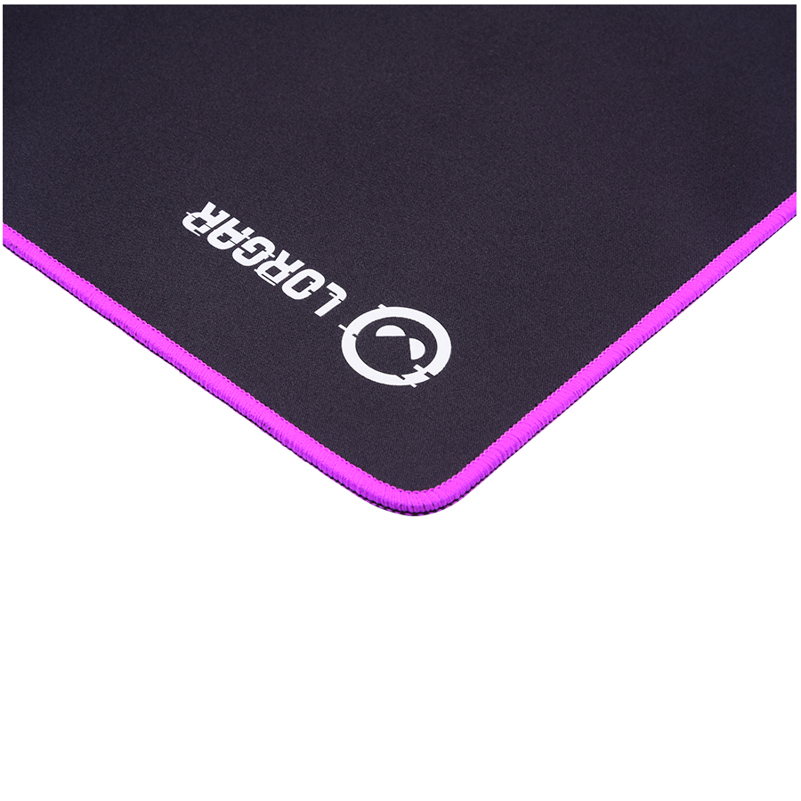 Lorgar Main 313, Gaming mouse pad, High-speed surface, Purple anti-slip rubber base, size: 360mm x 300mm x 3mm, weight 0.195k