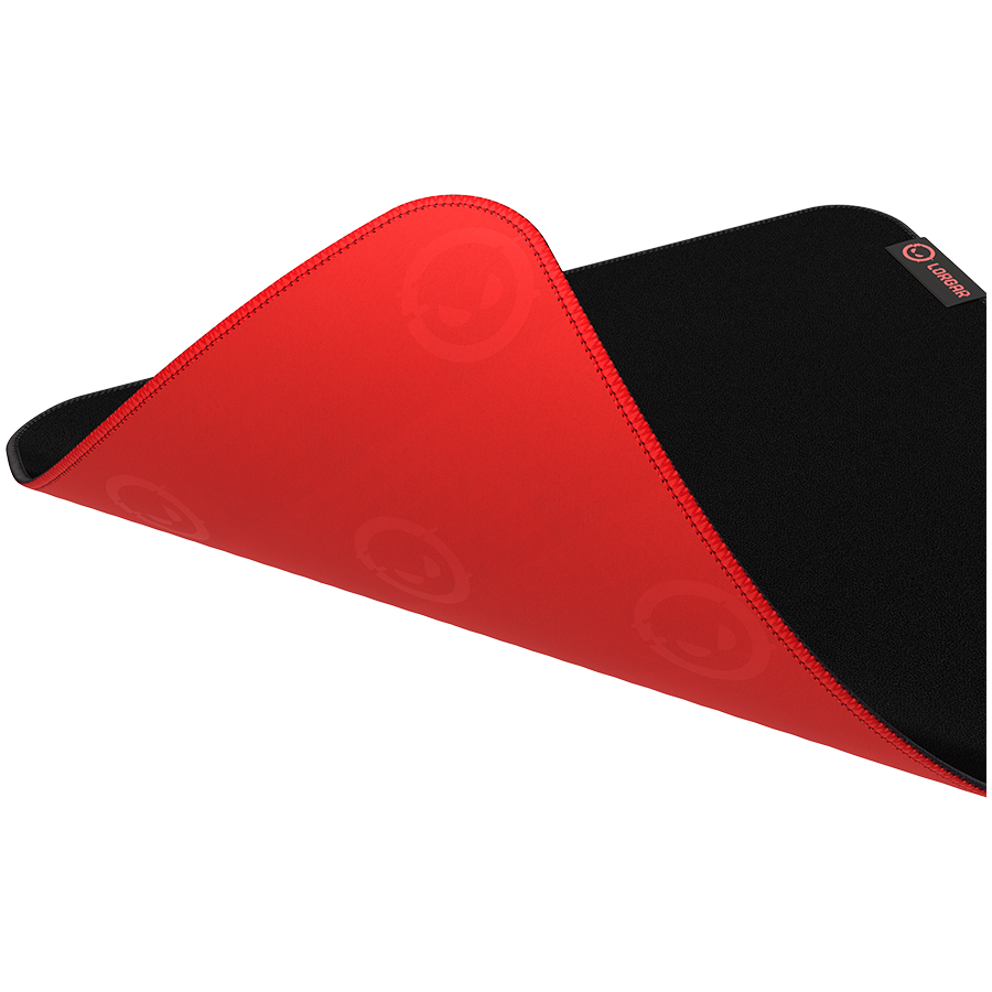 Lorgar Main 323, Gaming mouse pad, Precise control surface, Red anti-slip rubber base, size: 360mm x 300mm x 3mm, weight 0.21