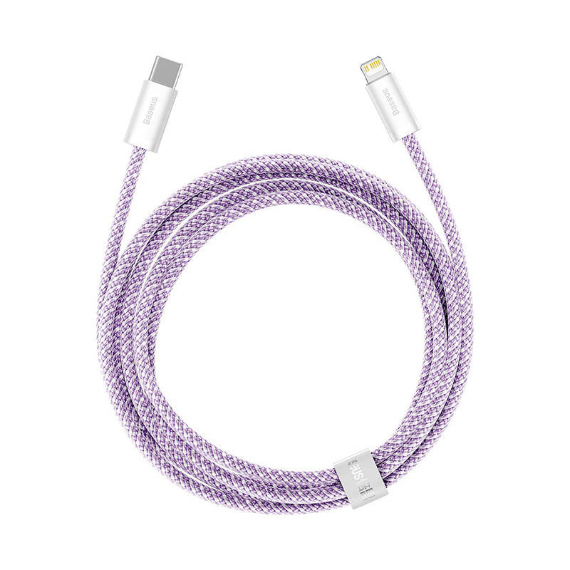USB-C cable for Lightning Baseus Dynamic Series, 20W, 2m (purple) - Product Image 3