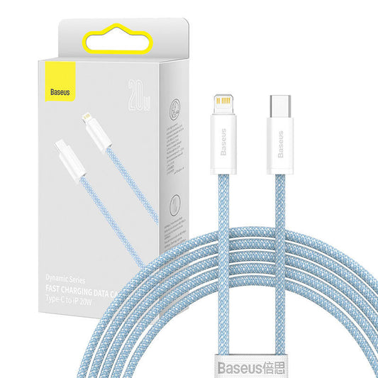 USB-C cable for Lightning Baseus Dynamic Series, 20W, 2m (blue) - Product Image 1