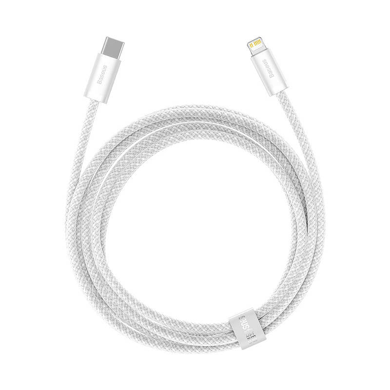 USB-C cable for Lightning Baseus Dynamic Series, 20W, 2m (white) - Product Image 3