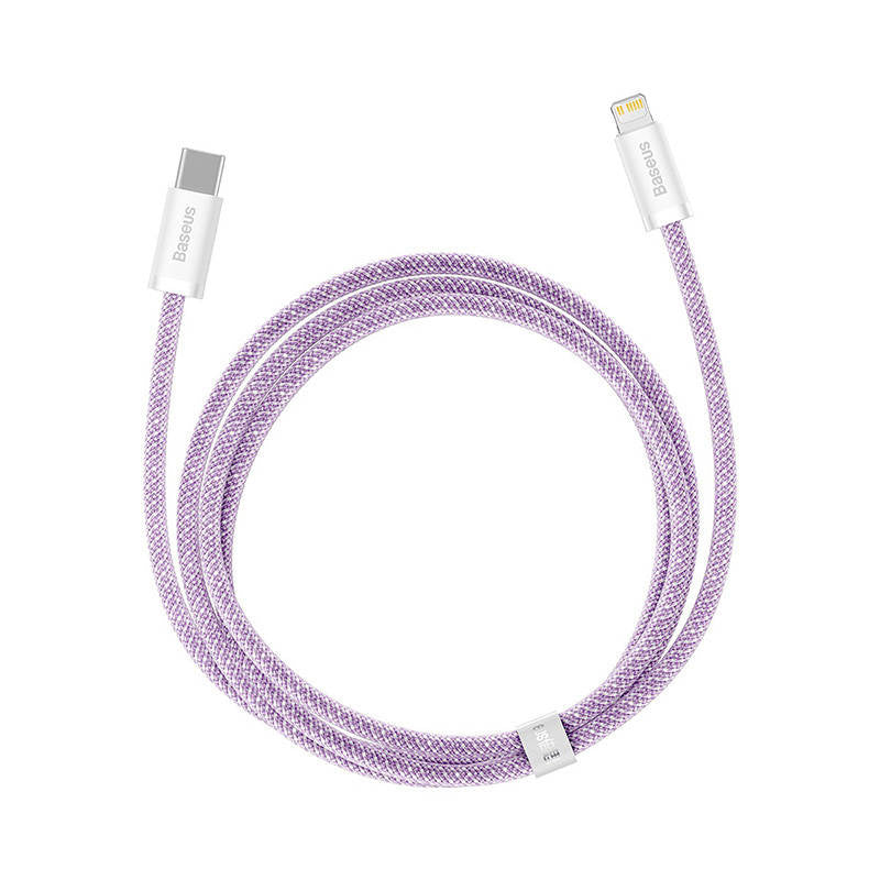 USB-C cable for Lightning Baseus Dynamic Series, 20W, 1m (purple) - Product Image 3