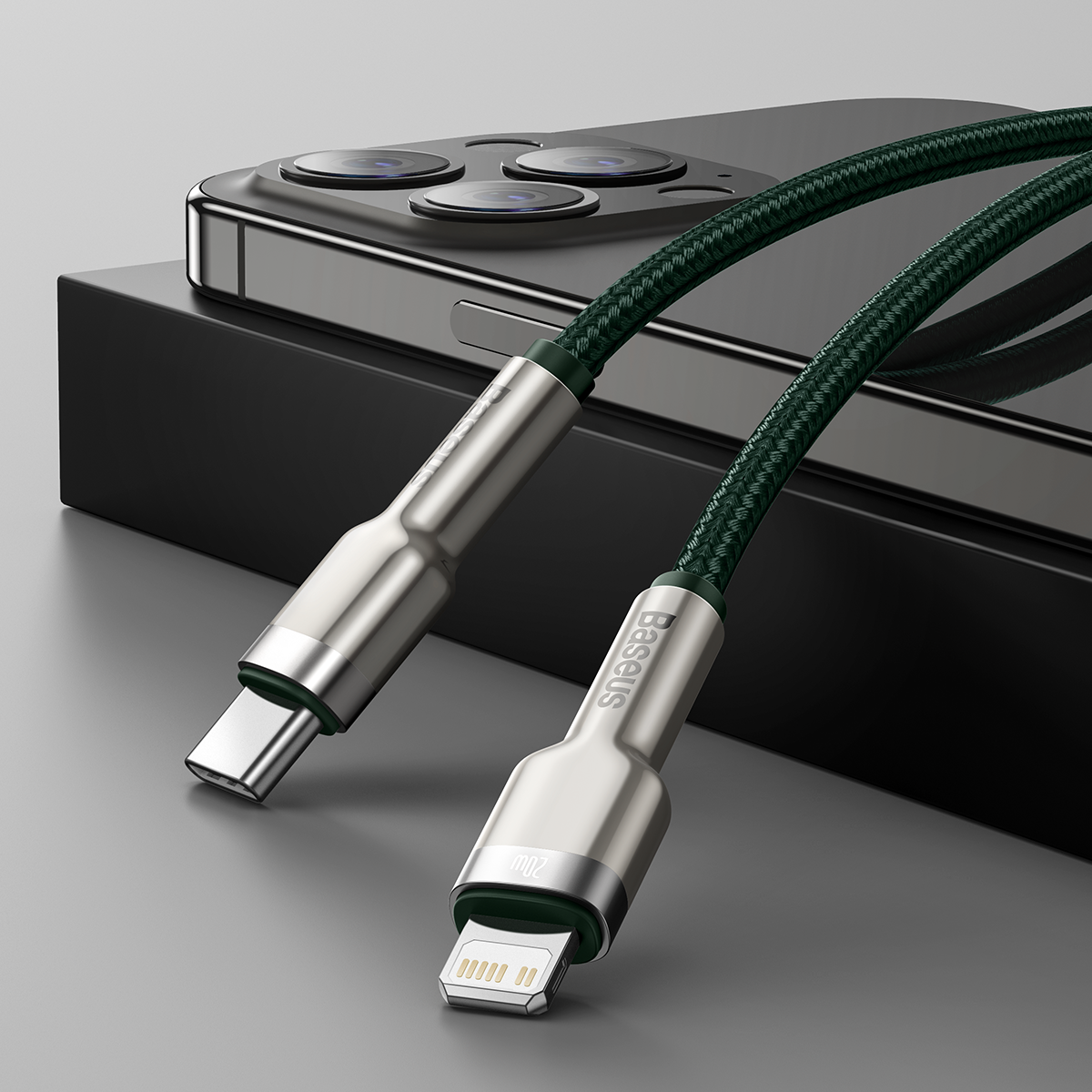 Baseus USB-C cable for Lightning 2m (green) - Product Image 10