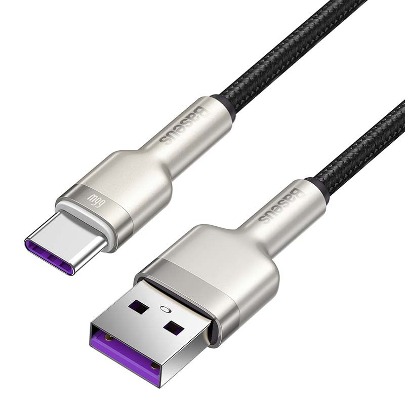 USB cable for USB-C Baseus Cafule, 66W, 2m (black) - Product Image 3