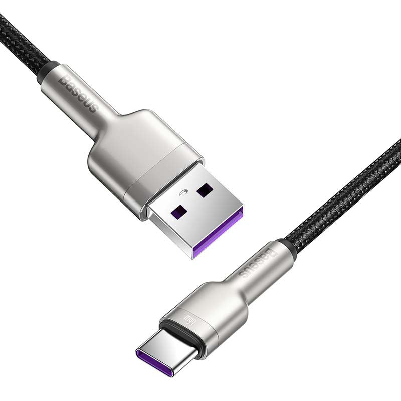 USB cable for USB-C Baseus Cafule, 66W, 2m (black) - Product Image 4