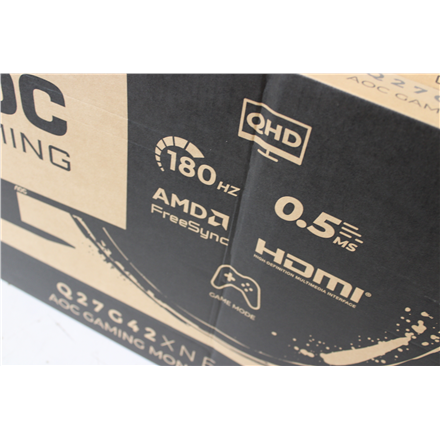 SALE OUT. AOC Gaming Q27G42XNE 27", 2560x1440/1ms/300cd/m², HDMI, DisplayPort, Headphone Out | SALE OUT. | AOC Q27G42XNE