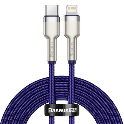 Baseus Cafule Series USB-C cable for Lightning, 20W, 2m (purple) - Product Image 2