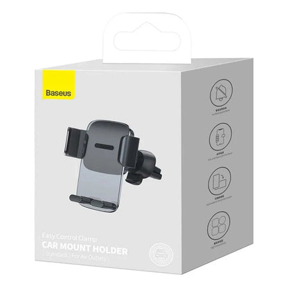Baseus Easy Control Clamp car holder for grid (black) - Product Image 6