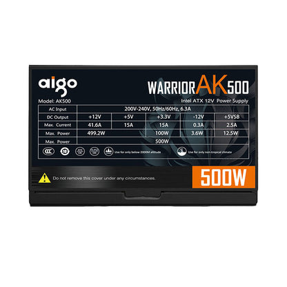 Computer Power Supply Aigo AK500 (black) - Product Image 4