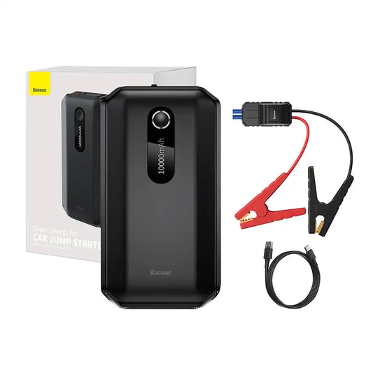 Baseus Super Energy Car Jump Starter 10000mAh, 1000A, USB (black) - Product Image 1