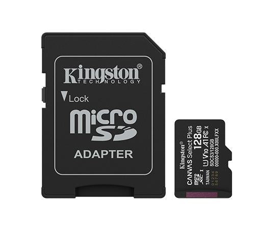 MEMORY MICRO SDXC 128GB UHS-I/W/ADAPTER SDCS3/128GB KINGSTON