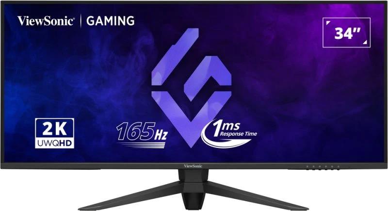 LCD Monitor VIEWSONIC 34" Gaming/21 : 9 Panel VA 3440x1440 21:9 165 Hz Matte 1 ms Swivel Height adjustable Tilt Colour Black VX3480-2K-PRO