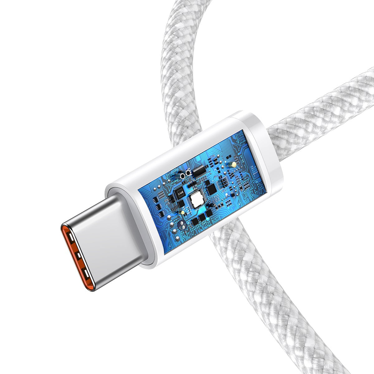 Cable USB-C to USB-C Baseus, 100W, 1m (white) - Product Image 7