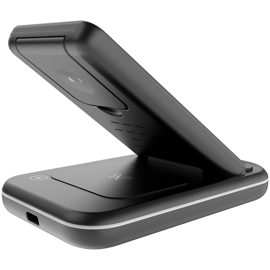 CANYON wireless charger WS-304 15W 3in1 Black
