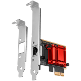 PCI-Express network card with 2.5 Gbit/s transmission rate and PXE support. — AXAGON