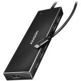 Axagon Seven-port USB 3.2 Gen 1 hub with charging support