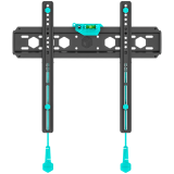 ONKRON Fixed TV Wall Mount for 32 to 65-inch Flat Panel TVs Digital Panels 56,8 kg, Black