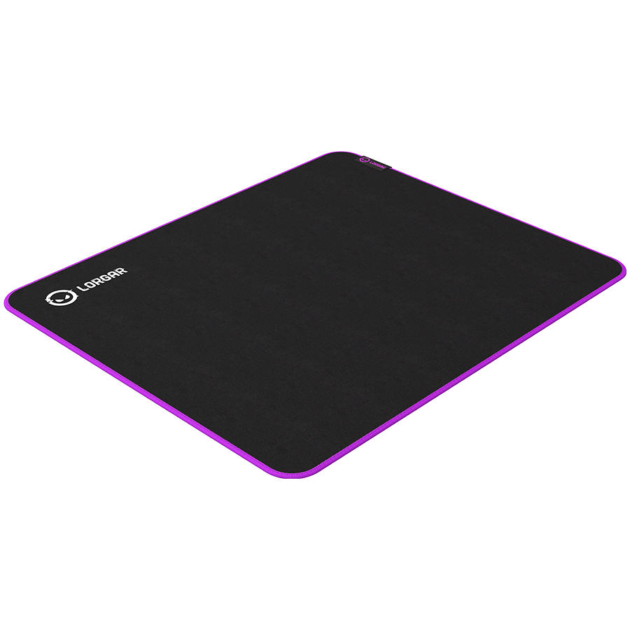 Lorgar Main 315, Gaming mouse pad, High-speed surface, Purple anti-slip rubber base, size: 500mm x 420mm x 3mm, weight 0.39kg