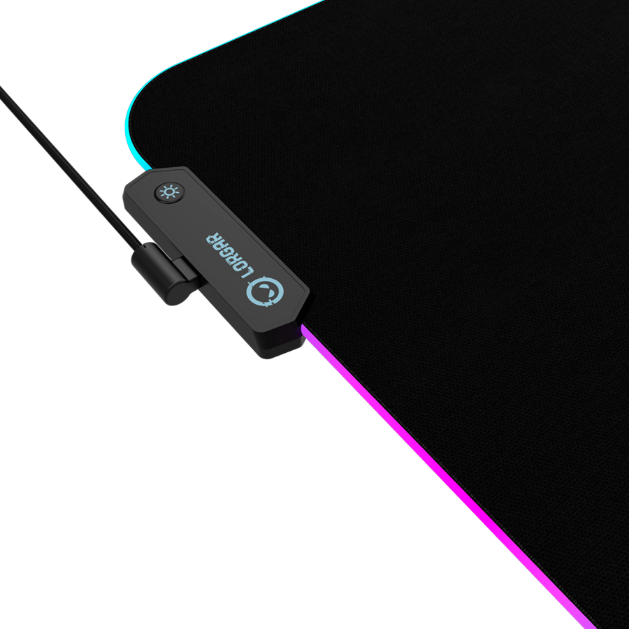 Lorgar Steller 919, Gaming mouse pad, High-speed surface, anti-slip rubber base, RGB backlight, USB connection, Lorgar WP Gam
