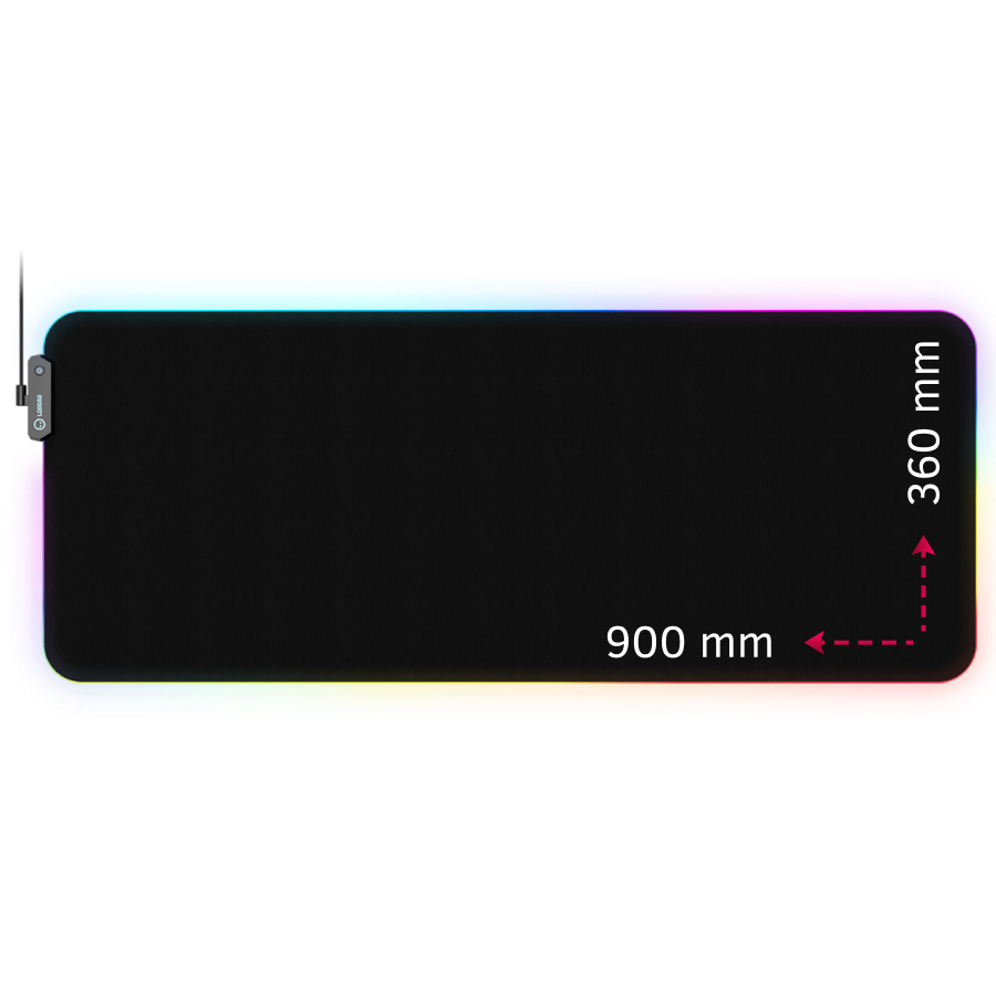 Lorgar Steller 919, Gaming mouse pad, High-speed surface, anti-slip rubber base, RGB backlight, USB connection, Lorgar WP Gam