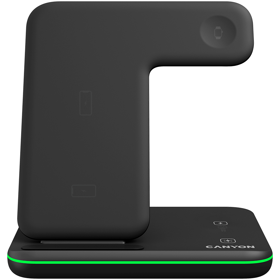 CANYON wireless charger WS-303 15W 3in1 Black