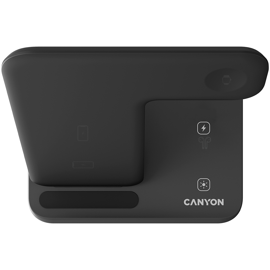 CANYON wireless charger WS-303 15W 3in1 Black