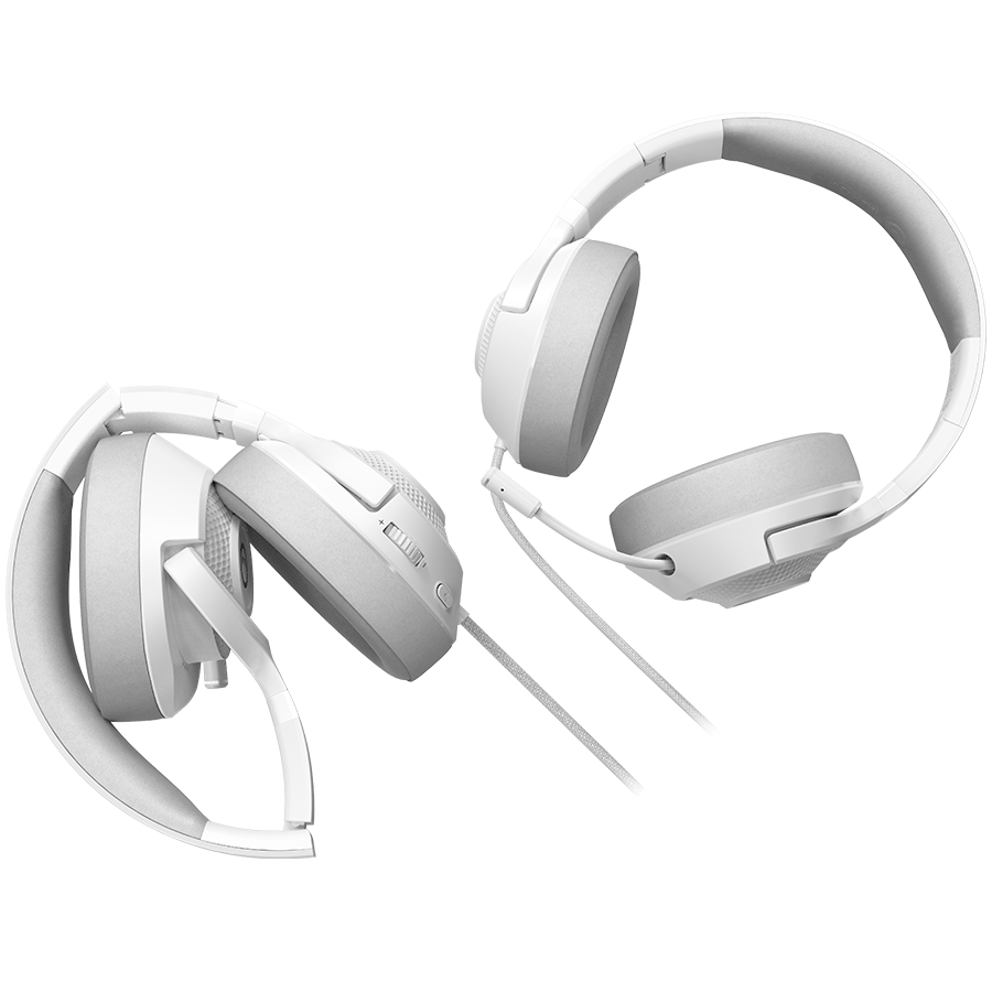 LORGAR Noah 101, Gaming headset with microphone, 3.5mm jack connection, cable length 2m, foldable design, PU leather ear pads