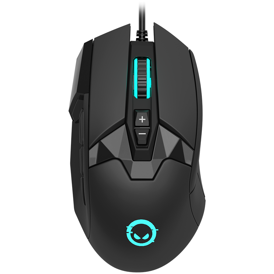 LORGAR Stricter 579, gaming mouse, 9 programmable buttons, Pixart PMW3336 sensor, DPI up to 12 000, 50 million clicks buttons