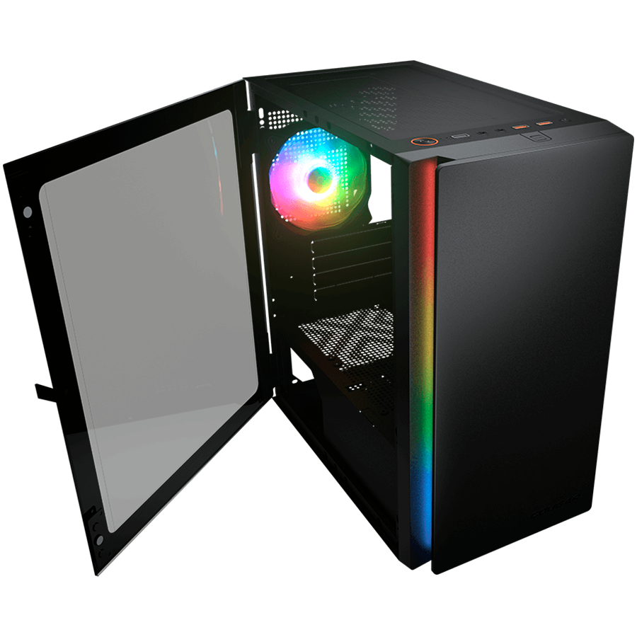COUGAR PURITY RGB PC Case, Mini Tower, Black — COUGAR GAMING