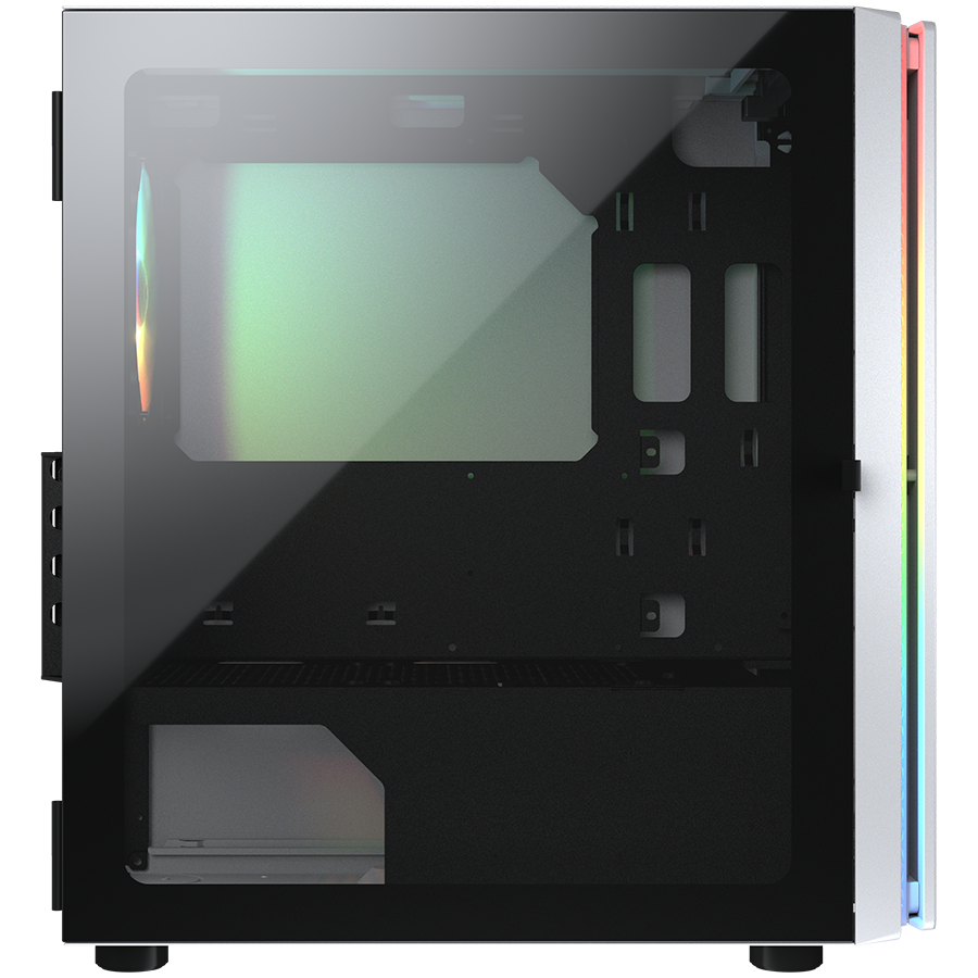 COUGAR PURITY RGB PC Case, Mini Tower, White — COUGAR GAMING
