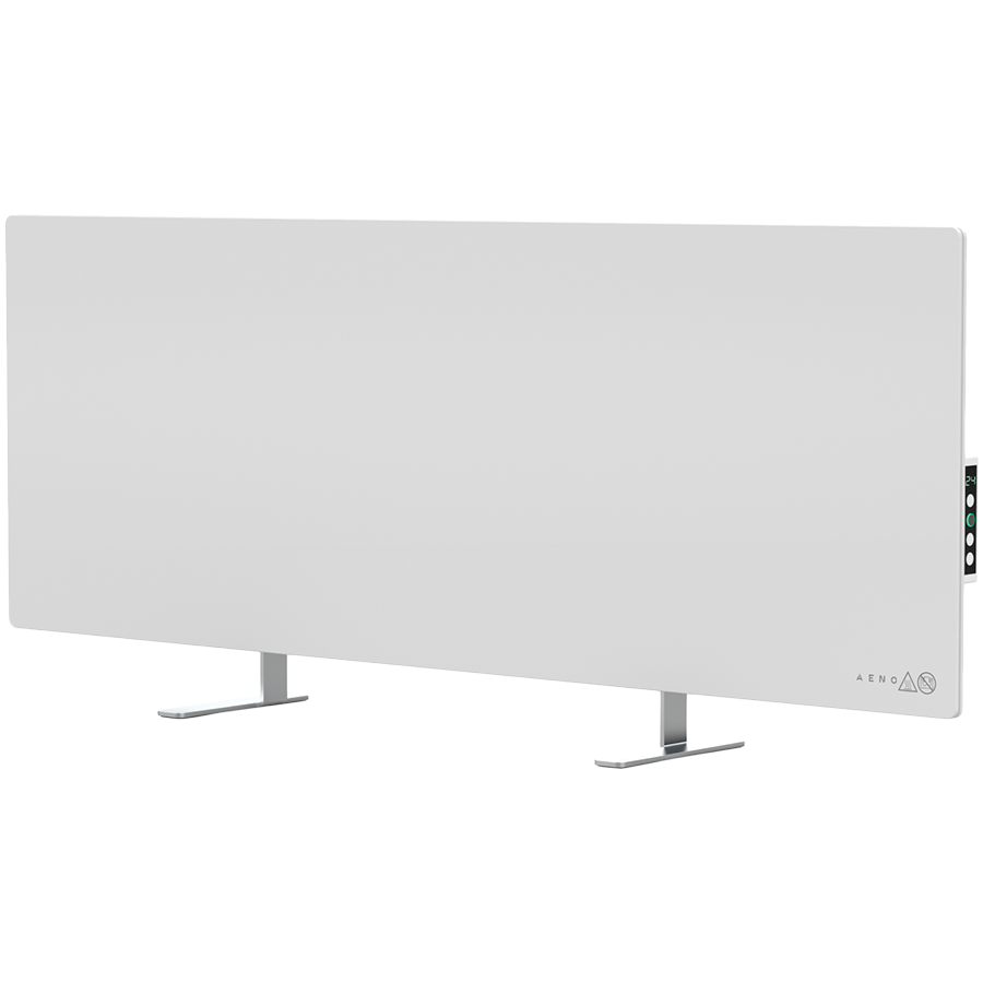 AENO Premium Eco Smart Heater, 700W, Tempered glass, Infrared+convection heating type, Led display Plug type: Europe (E/F typ