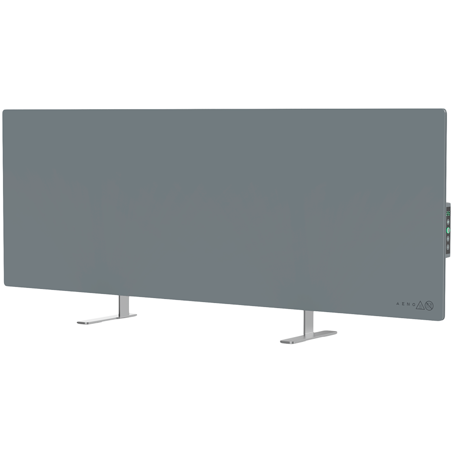 AENO Premium Eco Smart Heater, 700W, Tempered glass, Infrared+convection heating type, LED display, Plug type: Europe (E/F ty