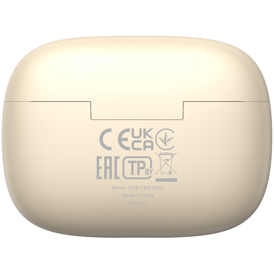 CANYON headset OnGo TWS-10 ANC+ENC Beige