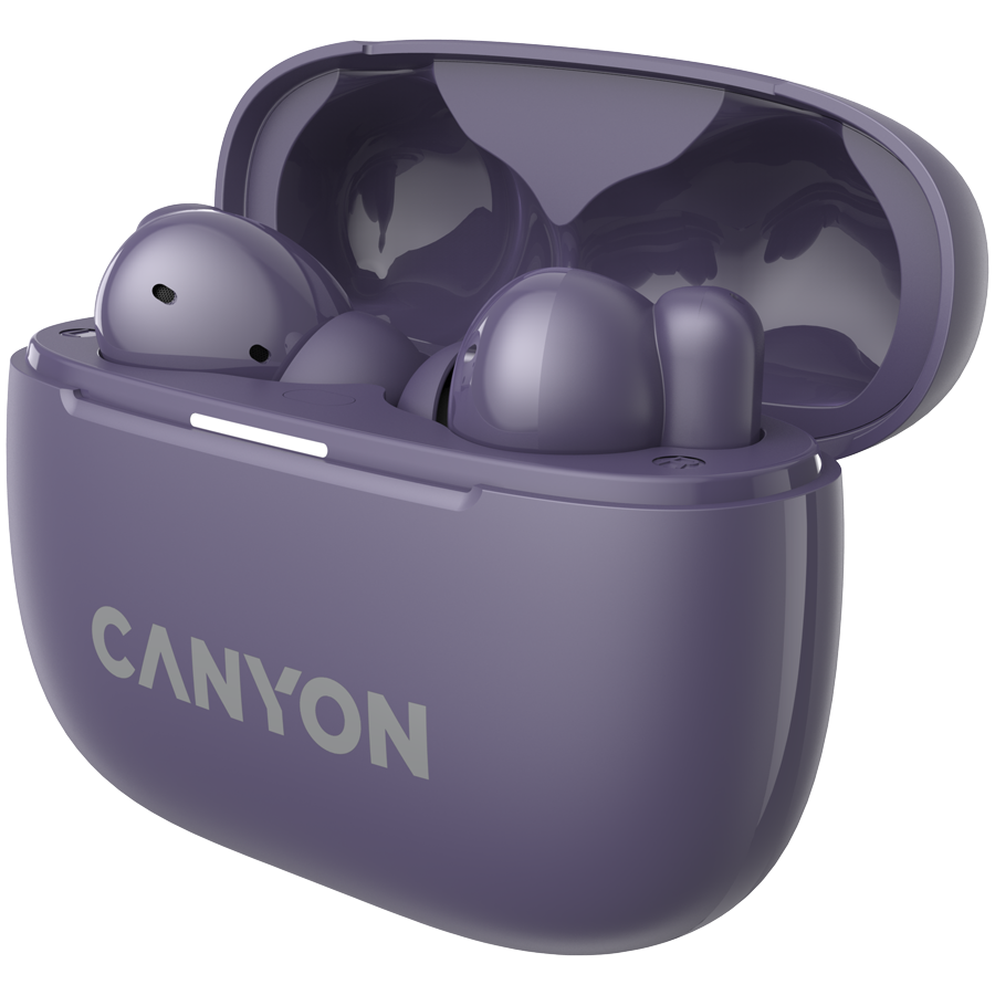 CANYON headset OnGo TWS-10 ANC+ENC Purple