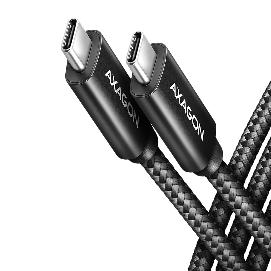 AXAGON BUCM4X-CM10AB NewGEN+ cable USB-C USB-C, 1m, USB4 Gen 3×2,