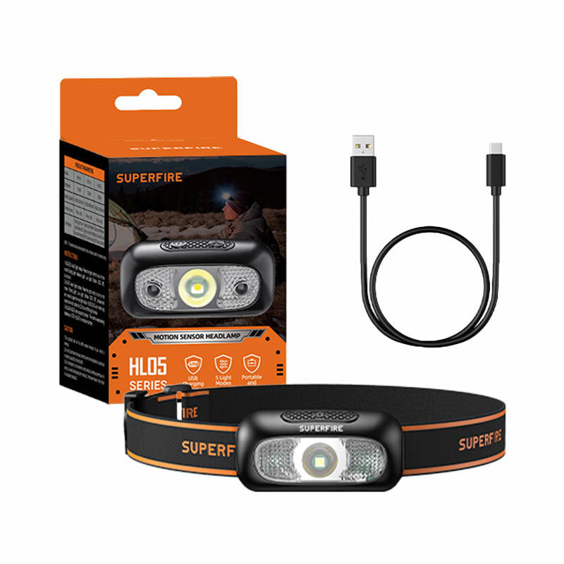 Headlight Superfire HL05-D, 110lm, USB - Product Image 1