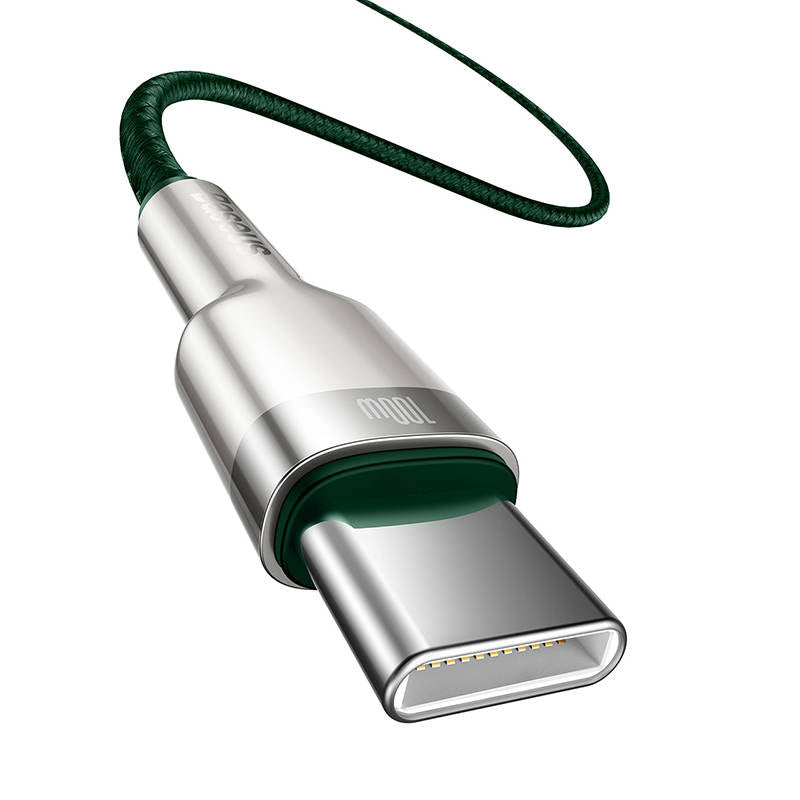 Cable USB-C to USB-C Baseus Cafule, 100W, 2m (green) - Product Image 5