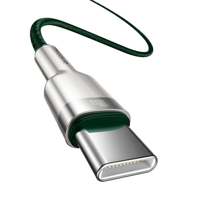 Cable USB-C to USB-C Baseus Cafule, 100W, 2m (green) - Product Image 5